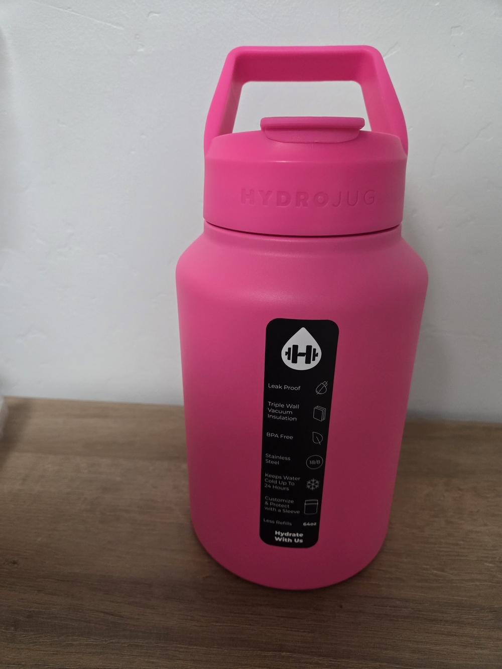 Hot Pink 64oz Hydrojug